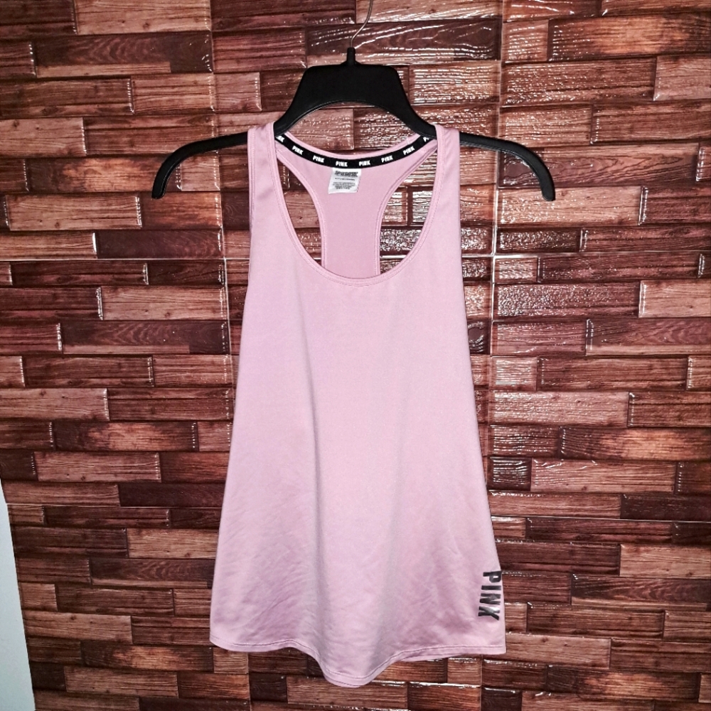 Pink Victoria's Secret Athletic Tank Top Size Small - Running - Gym - Workout